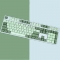 104+20 Matcha PBT Dye-subbed XDA Keycap Set for Mechanical Keyboard English / Thai / Japanese / Russian / Arabic / French / German / Spanish